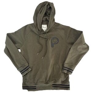 Penfield Men's "Big P" Bear Logo Hoodie Olive Green Size Small, Side Pockets